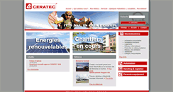 Desktop Screenshot of ceratec.fr