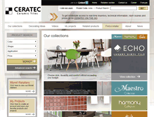Tablet Screenshot of ceratec.com