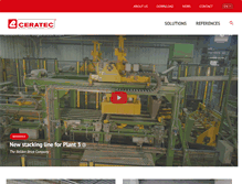 Tablet Screenshot of ceratec.be