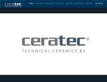 Tablet Screenshot of ceratec.nl